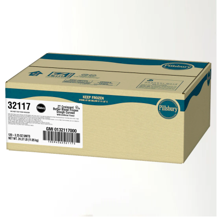 Masa Croissant de Mantequilla Curvada 3.25 oz.