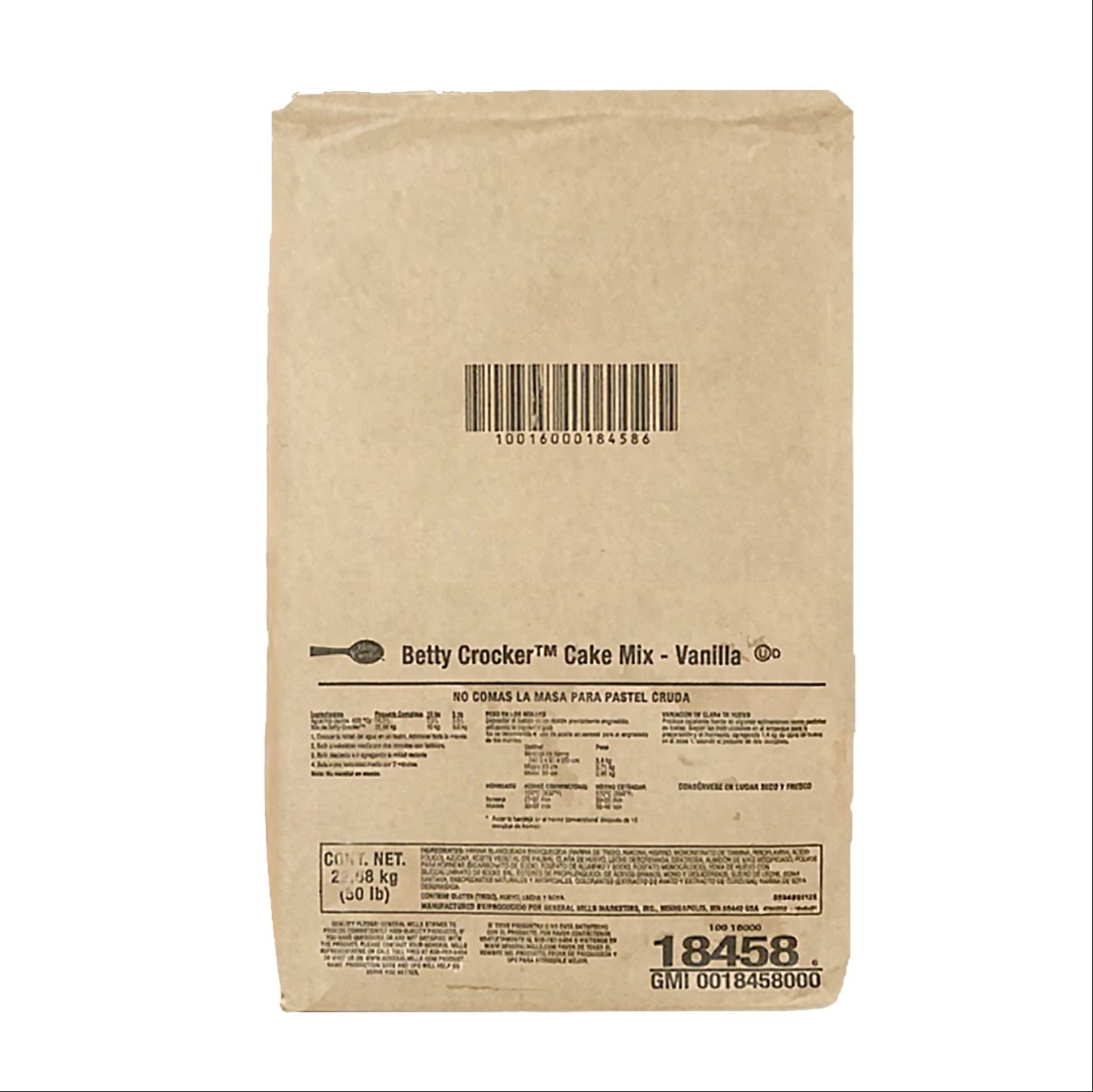 Mezcla Vainilla (Betty Crocker) - 50 lbs.