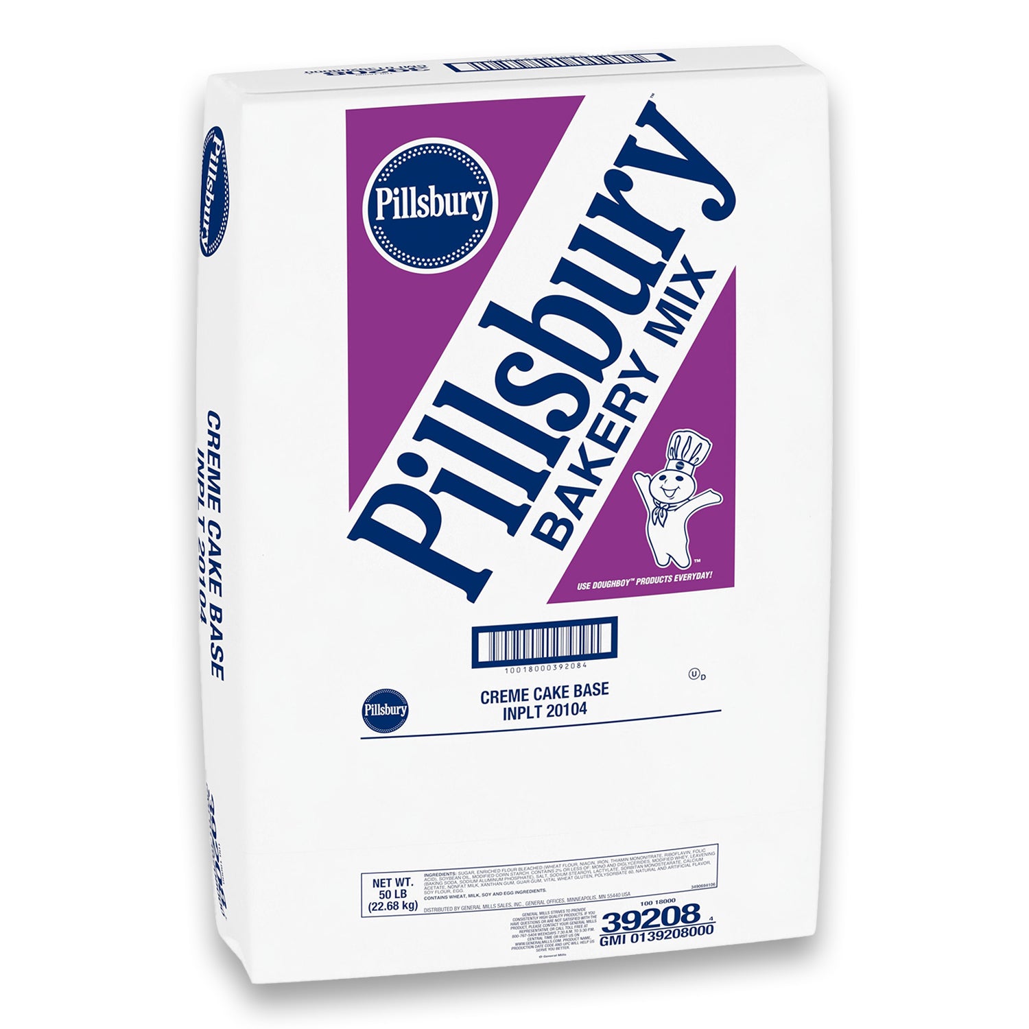 Base Creme Cake Vainilla 50lb Pillsbury ™