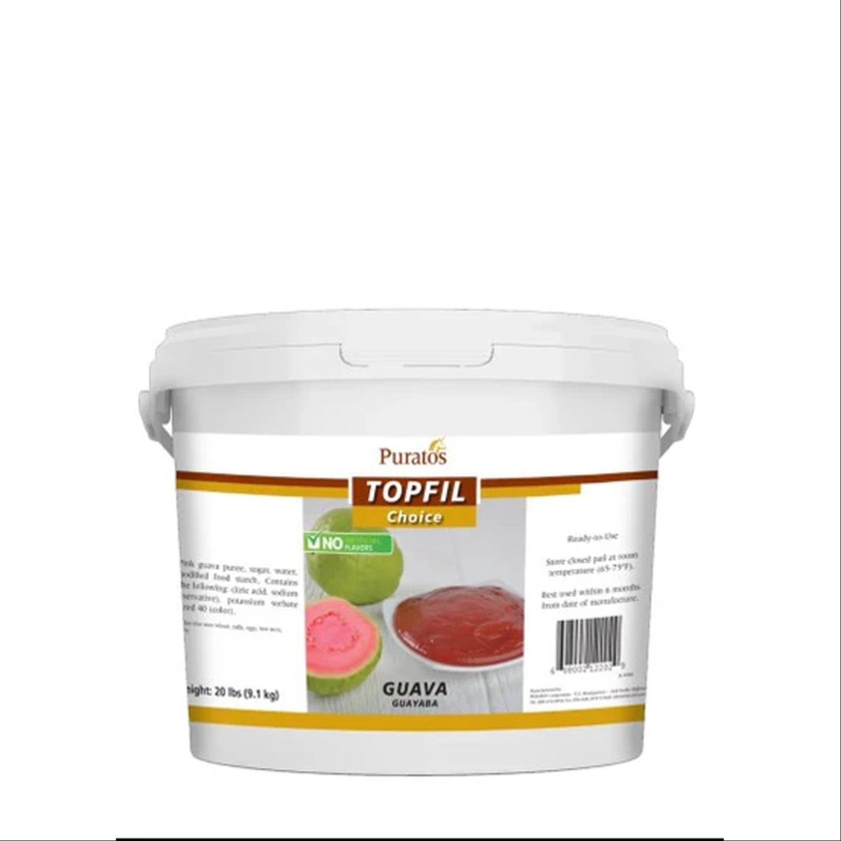 Relleno & Cubierta de Guayaba Topfil Choice - 20 lbs.