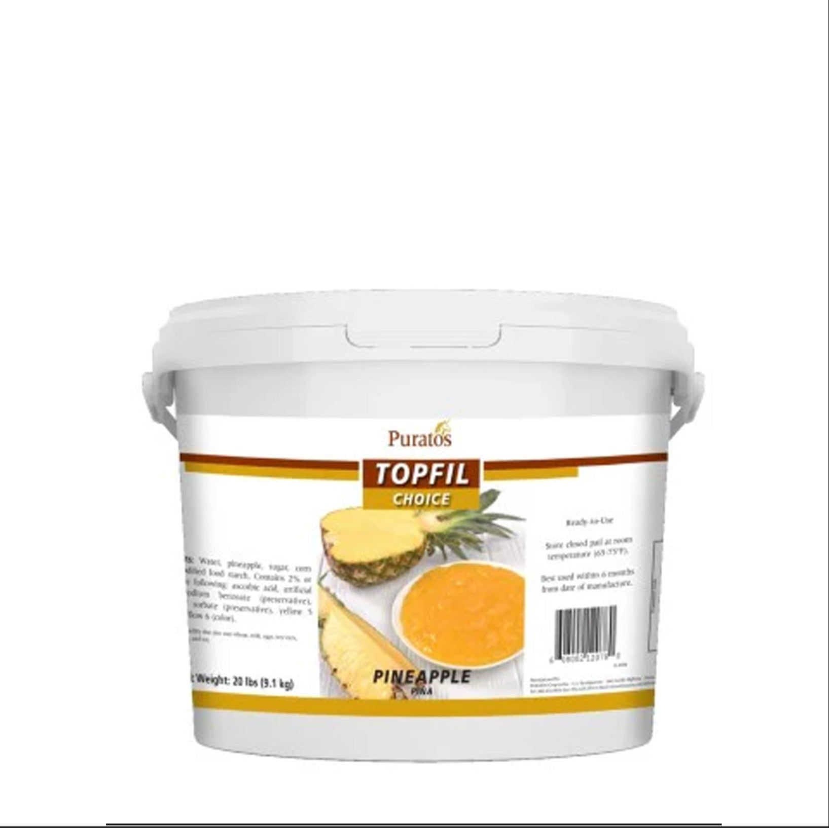 Relleno & Cubierta de Piña Topfil Choice - 20 lbs.