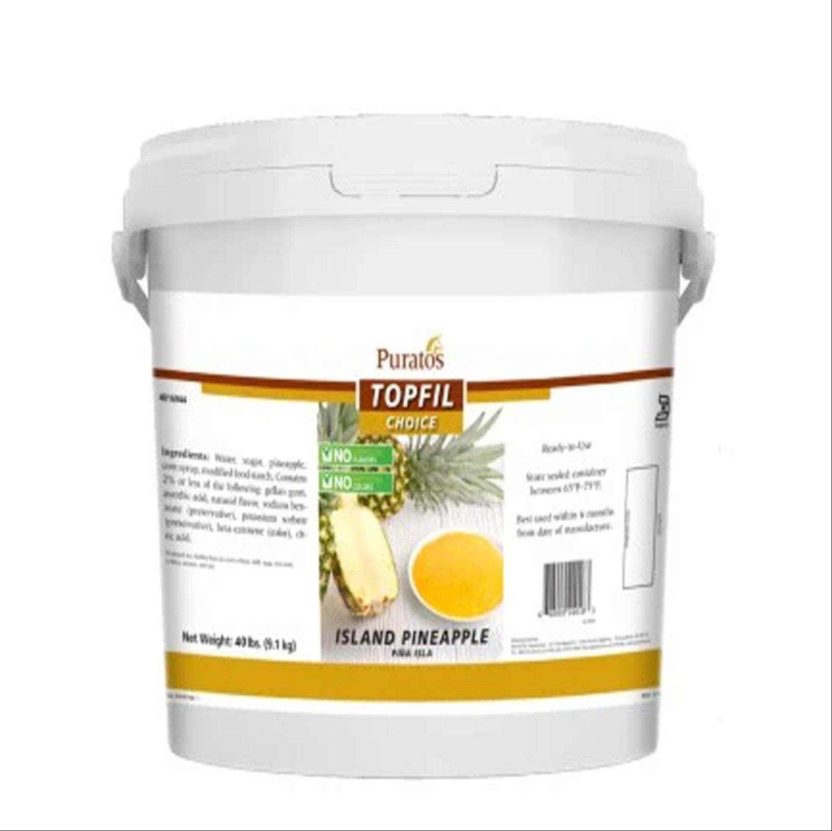 Relleno & Cubierta de Pineapple Island Topfil - 40 lbs.