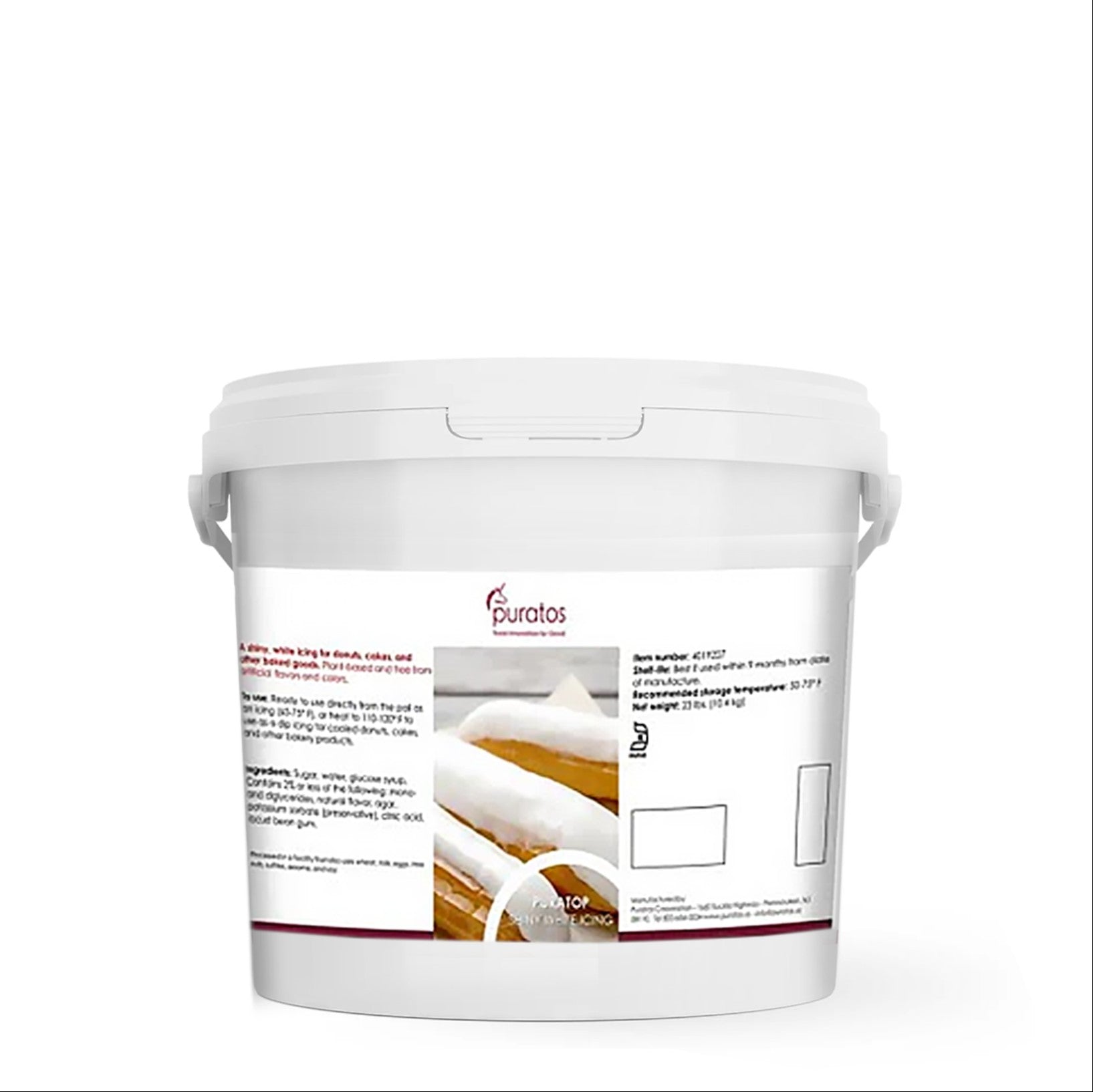 23 lbs. - Cobertura & Glaceado White N' Shiny