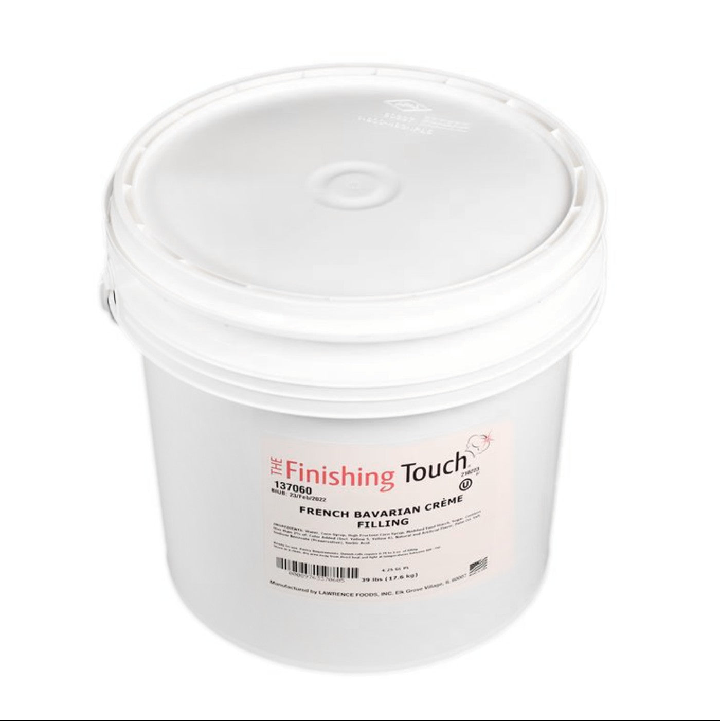 Relleno Crema Vainilla (French Bavarian Creme Filling 39lb)