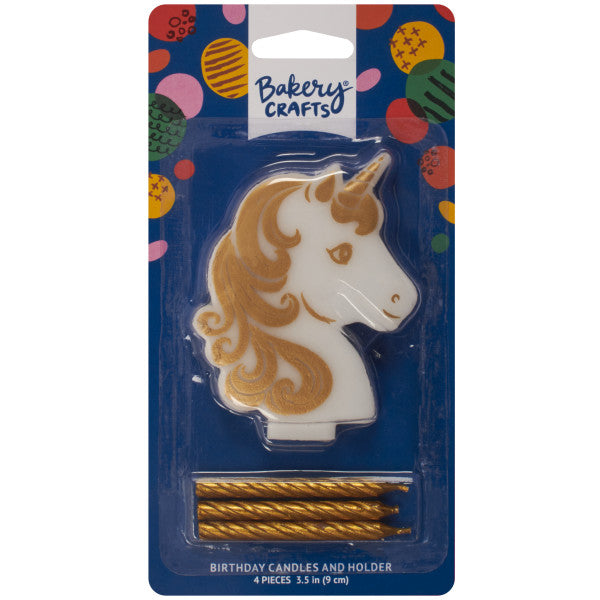 Vela Candle Holder – Golden Unicorn