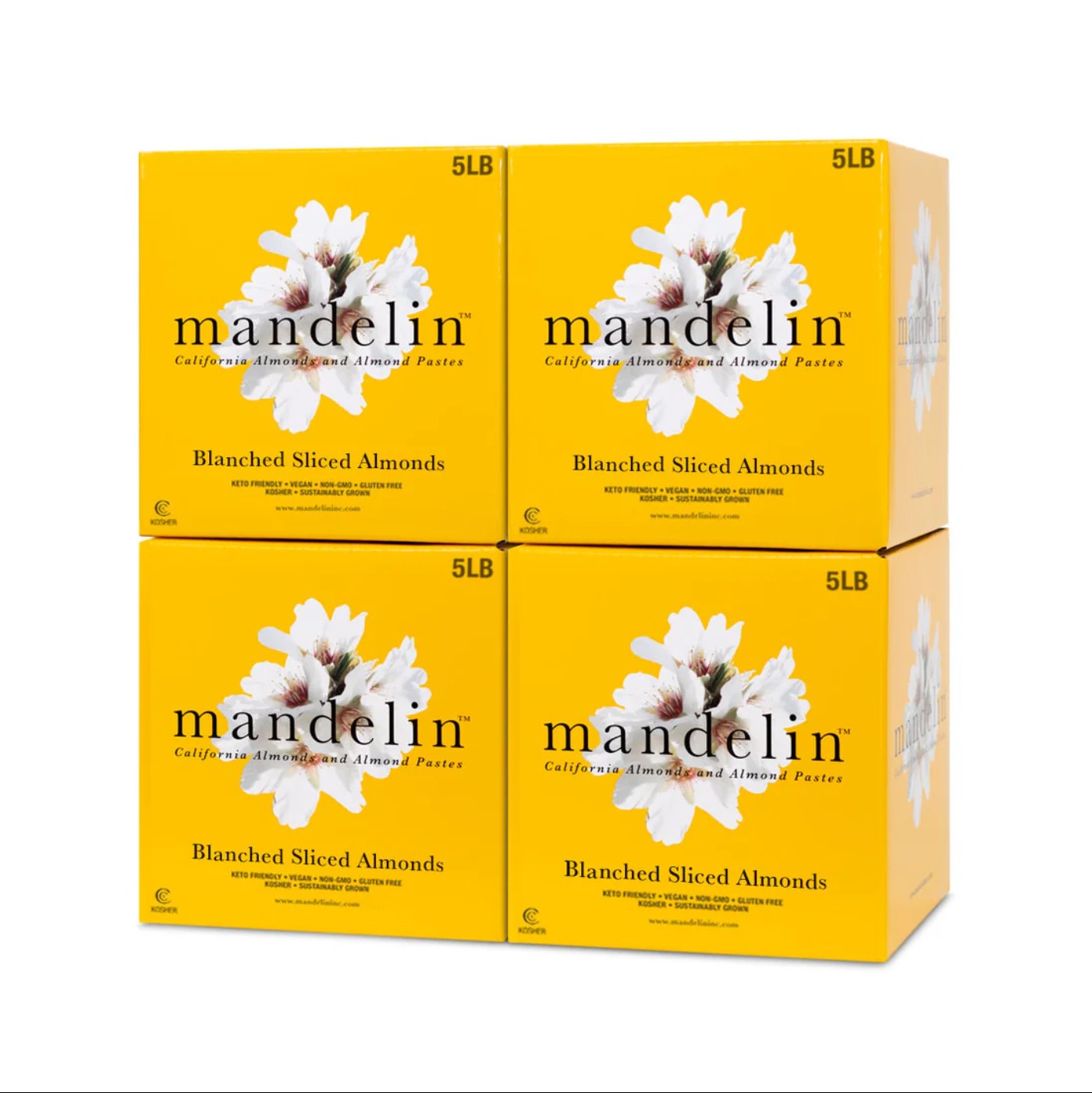 Almond Sliced Blanched - 5 lbs.