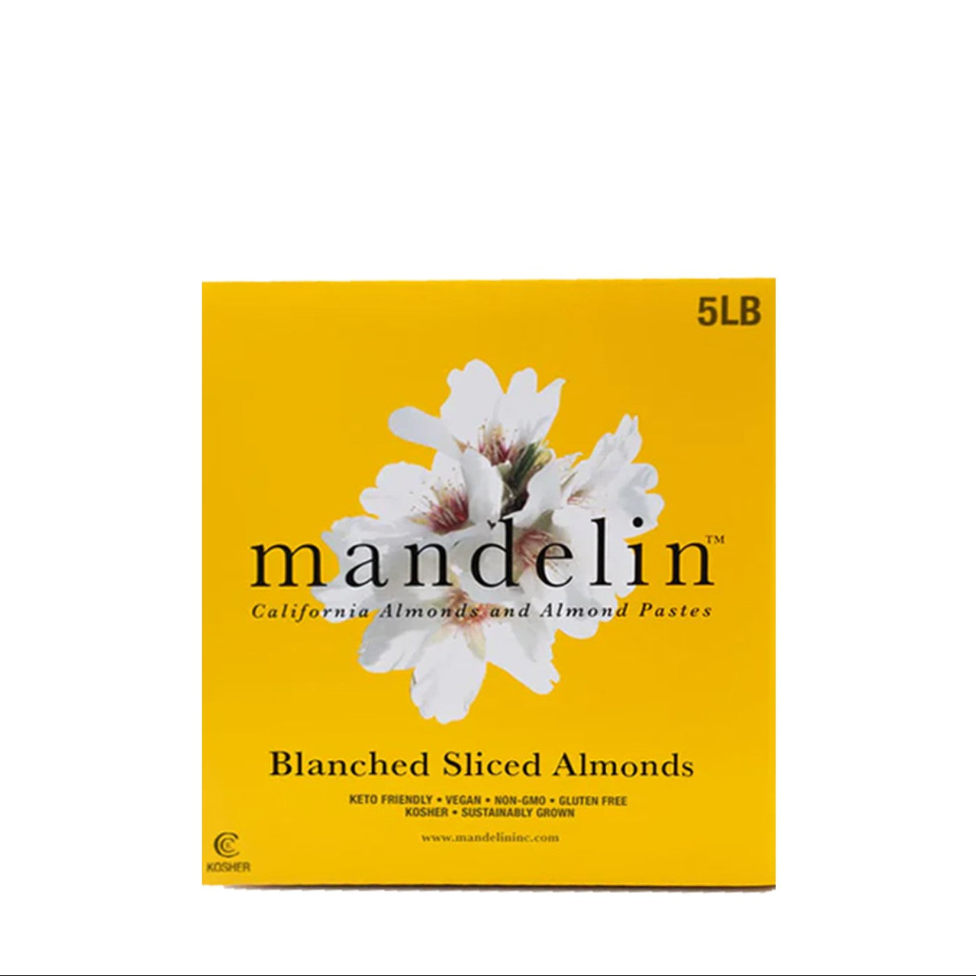 Almond Sliced Blanched - 5 lbs.