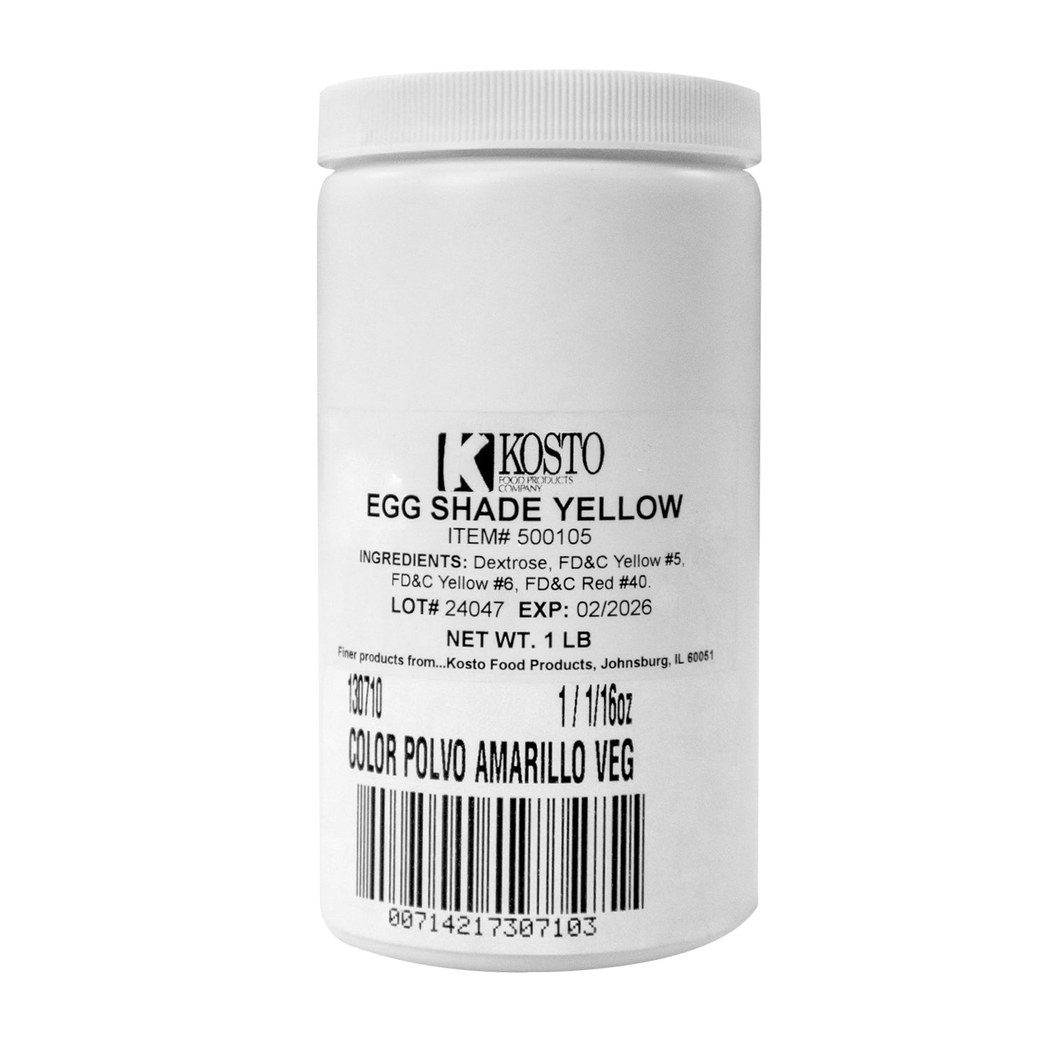 Color Amarillo Vegetal en Polvo