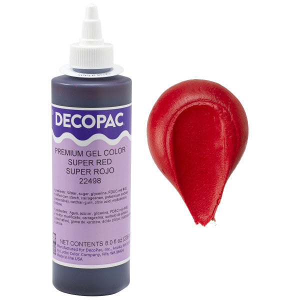 Premium Gel Color Super Red - 8 oz.