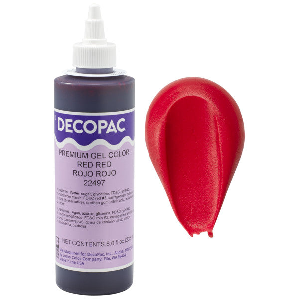 Premium Gel Color Red Red - 8 oz.