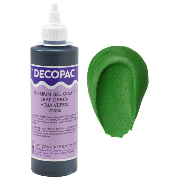 Premium Gel Color Leaf Green - 8 oz.