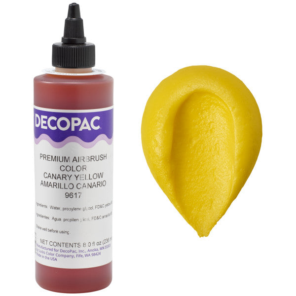 Premium Airbrush Color Canary Yellow - 8 oz.
