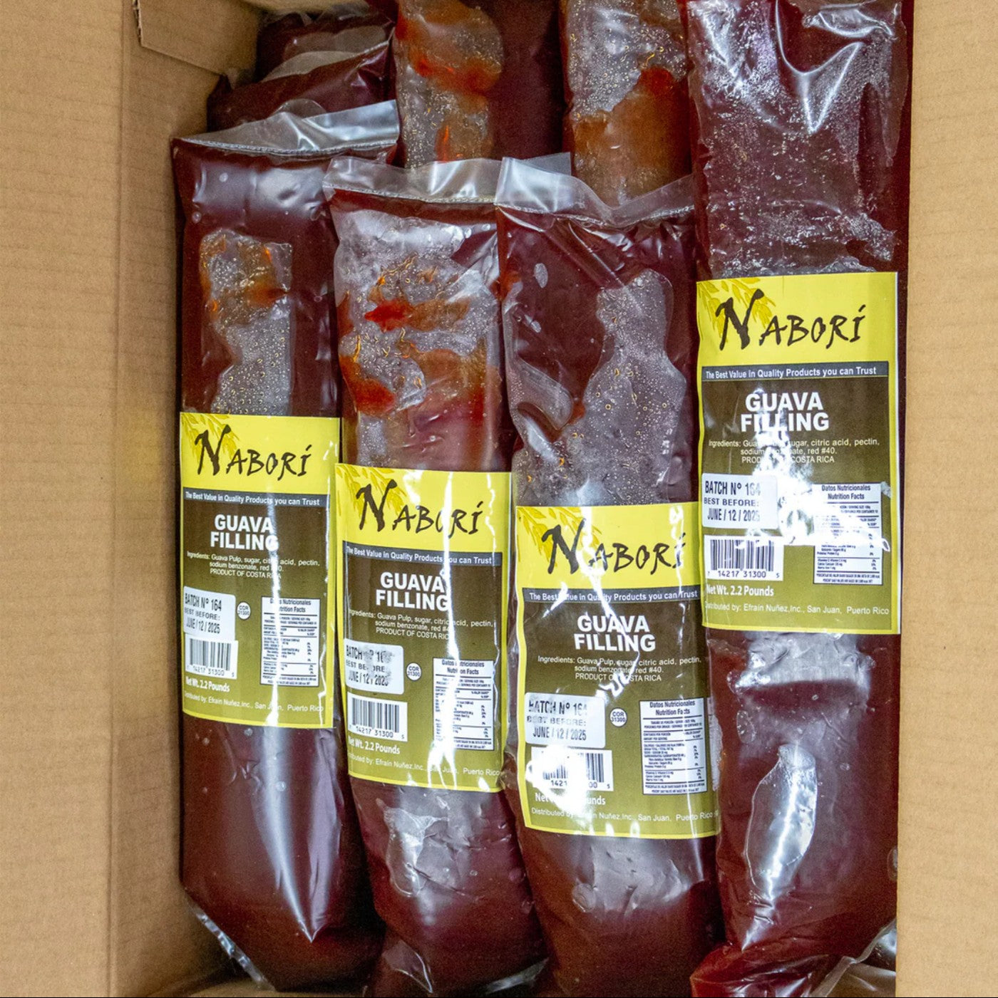Manga Relleno Filling de Guayaba-Naborí - 12 / 2 lbs.