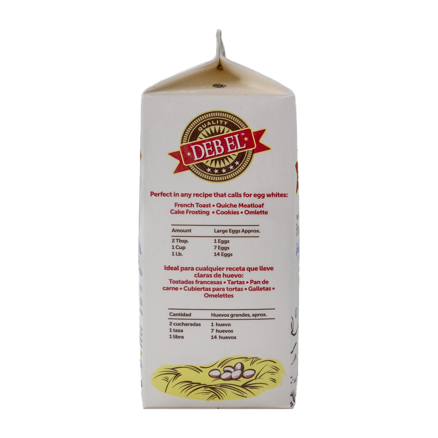 Claras de Huevo Congeladas 5LB