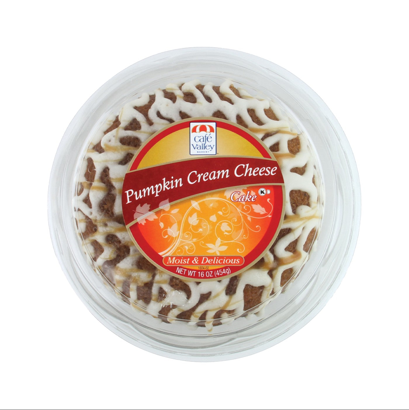 Bizcocho Bundt Pumpkin Crème Cheese - 12 / 16 oz (Producto de Época)