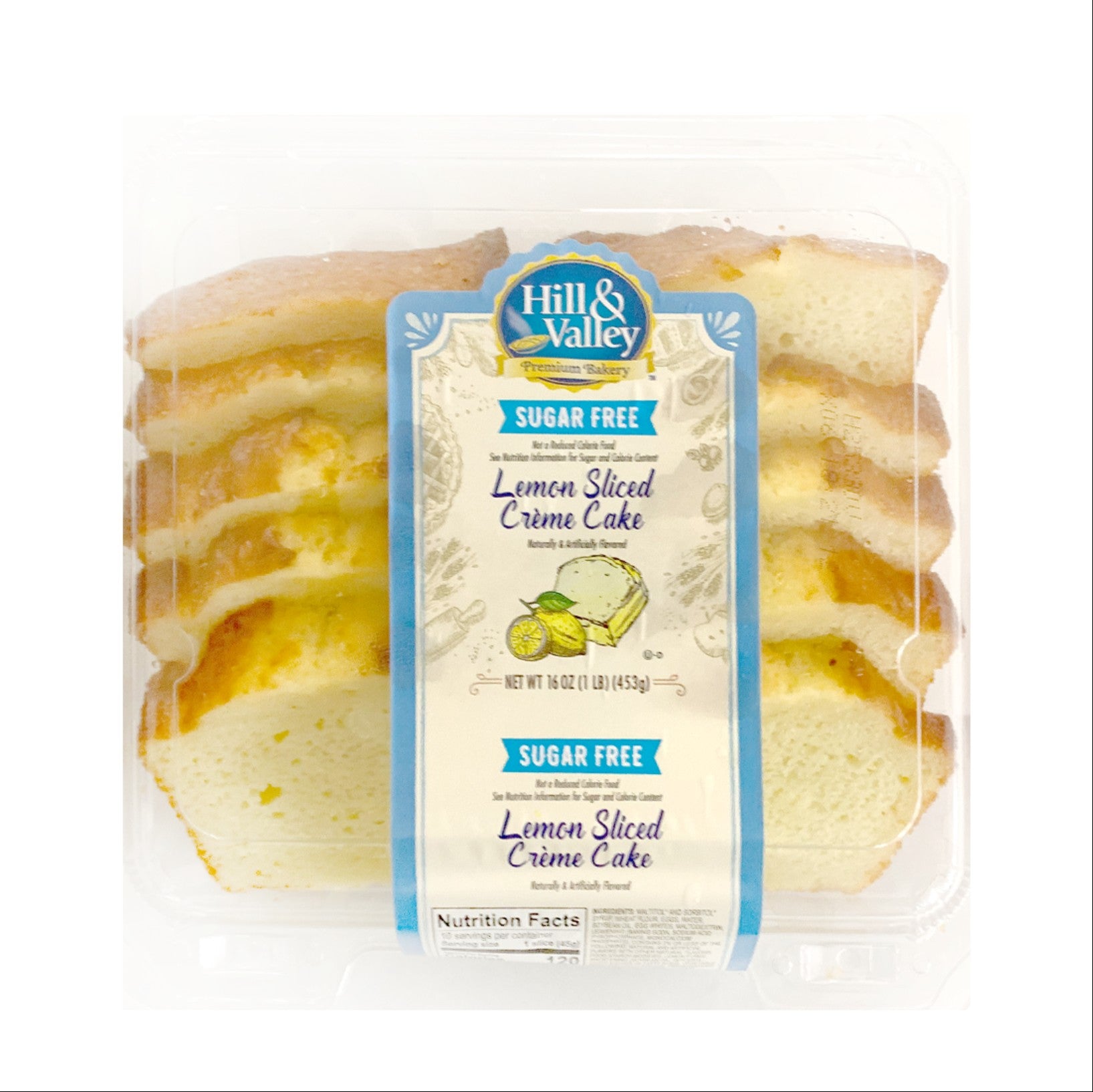 Bizcocho Sliced Sugar Free Lemon Creme Cake - 6 / 16oz
