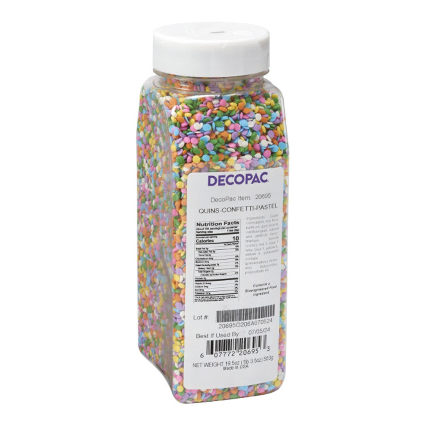 Quins Confetti–Pastel - 19.5 oz.