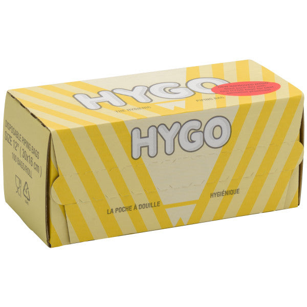 Hygo™ Disposable Pastry Bags 12" Clear