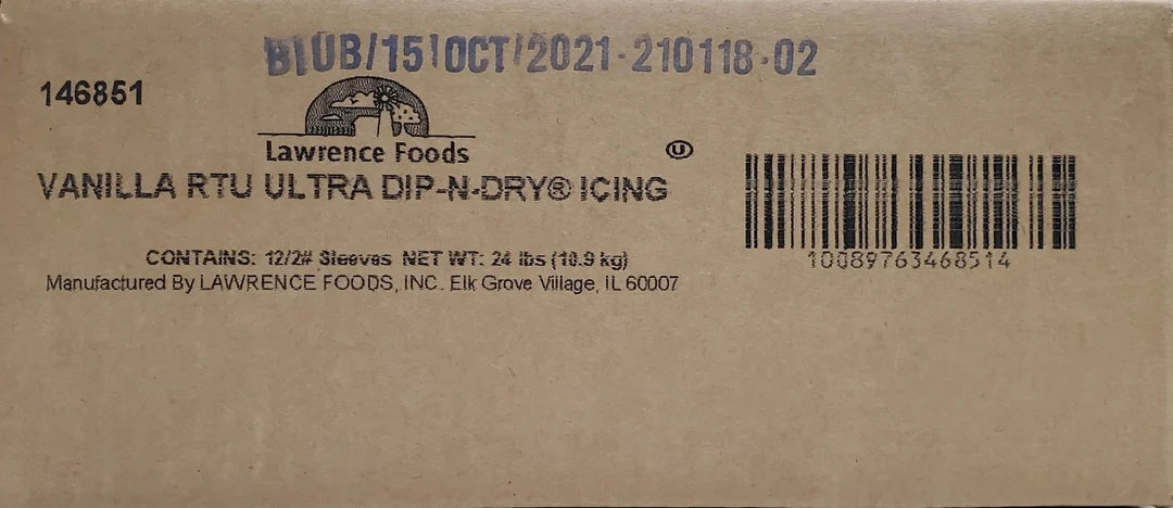 Glaseado Vainilla Listo para Usar Ultra Dip N' Dry