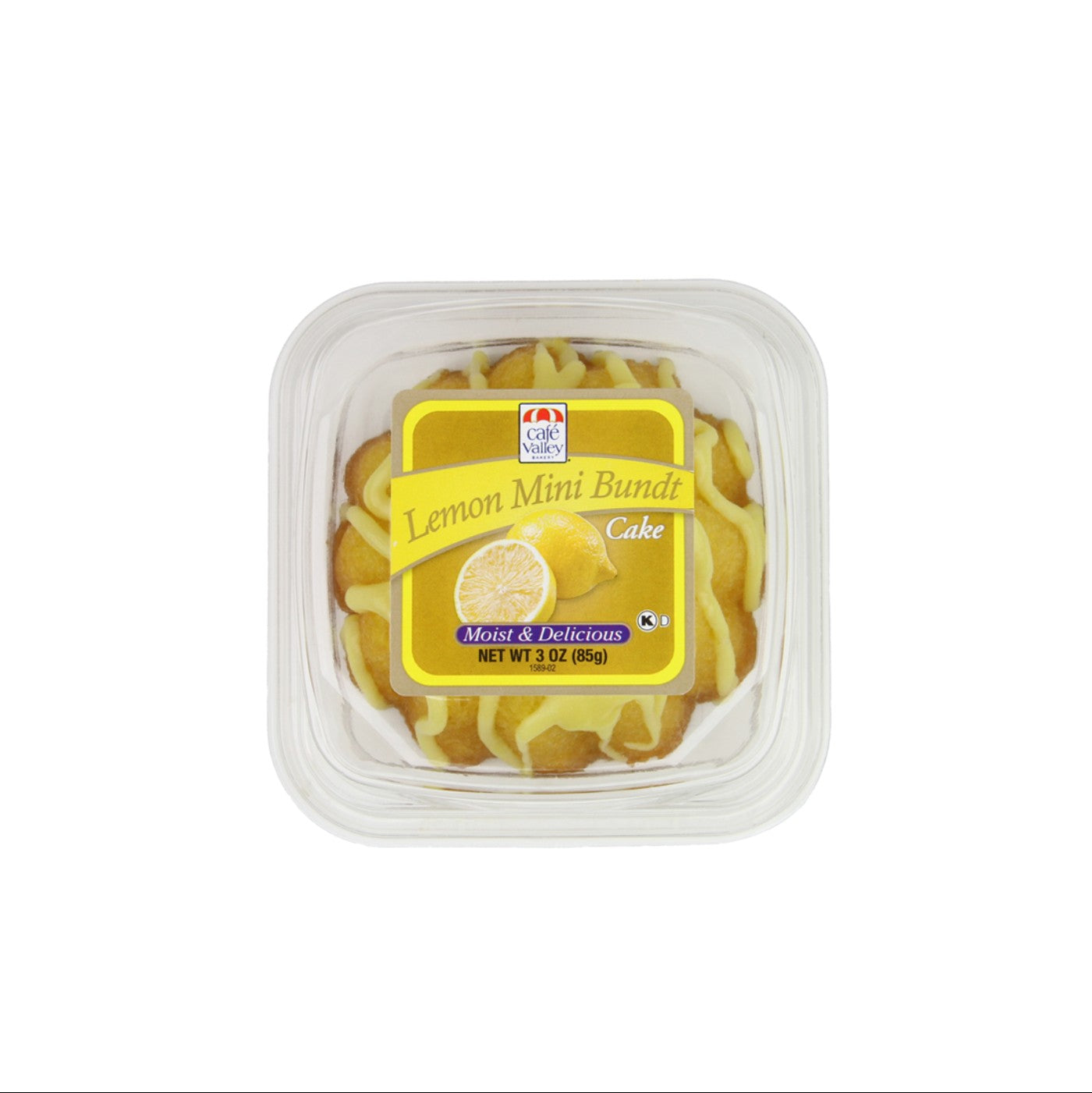 Bizcocho Bundt Mini Lemon - 18 / 3 oz
