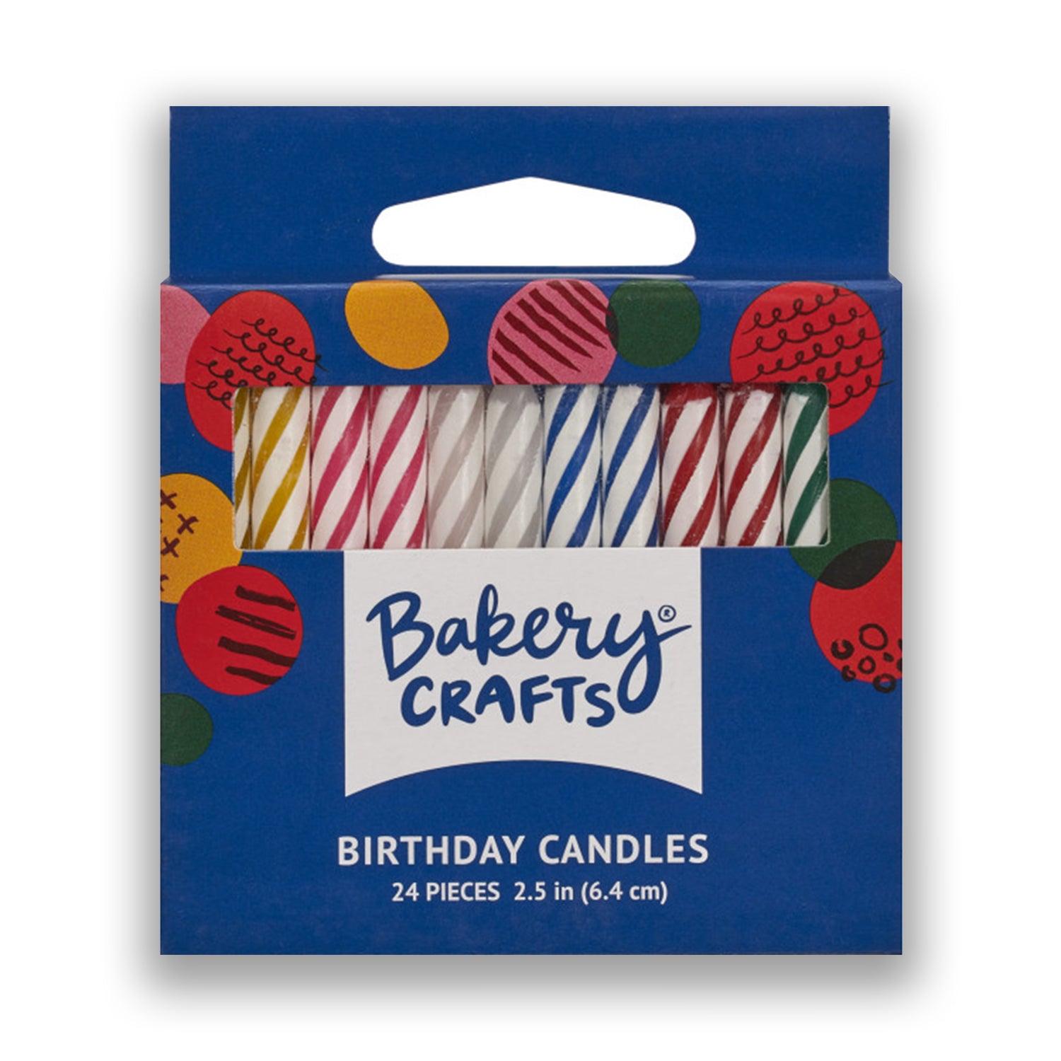 Velas Espiral Multicolor - 24ea