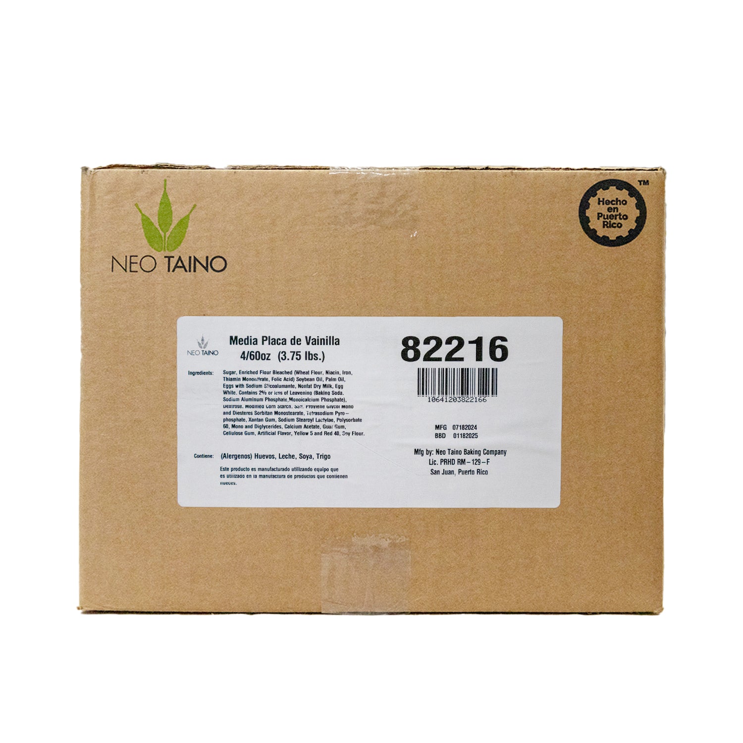 Bizcocho Media Placa Yellow - 4 / 60 oz