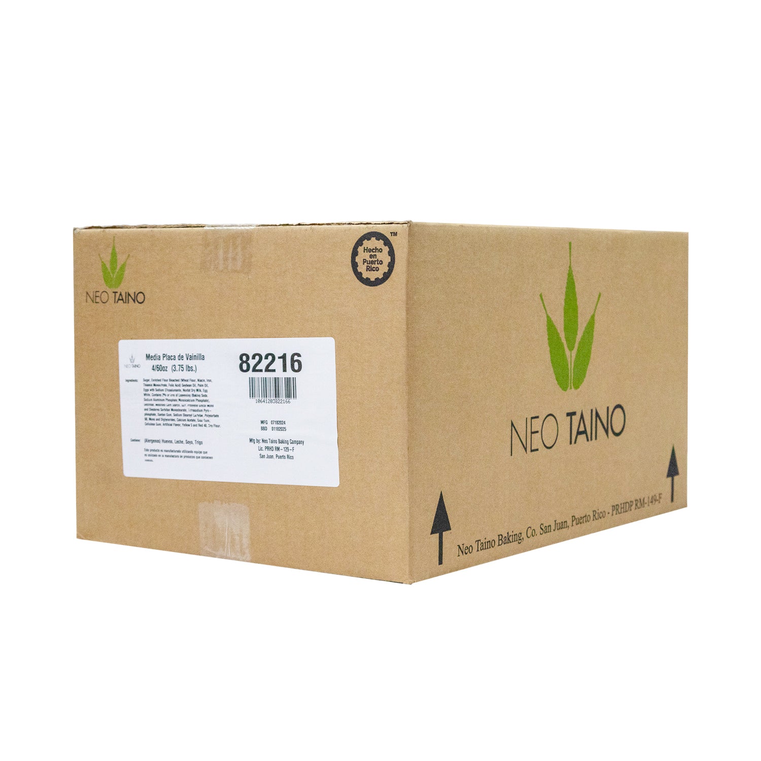 Bizcocho Media Placa Yellow - 4 / 60 oz