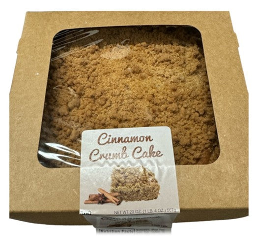 Bizcocho Cinnamon Crumb 8” de 20oz