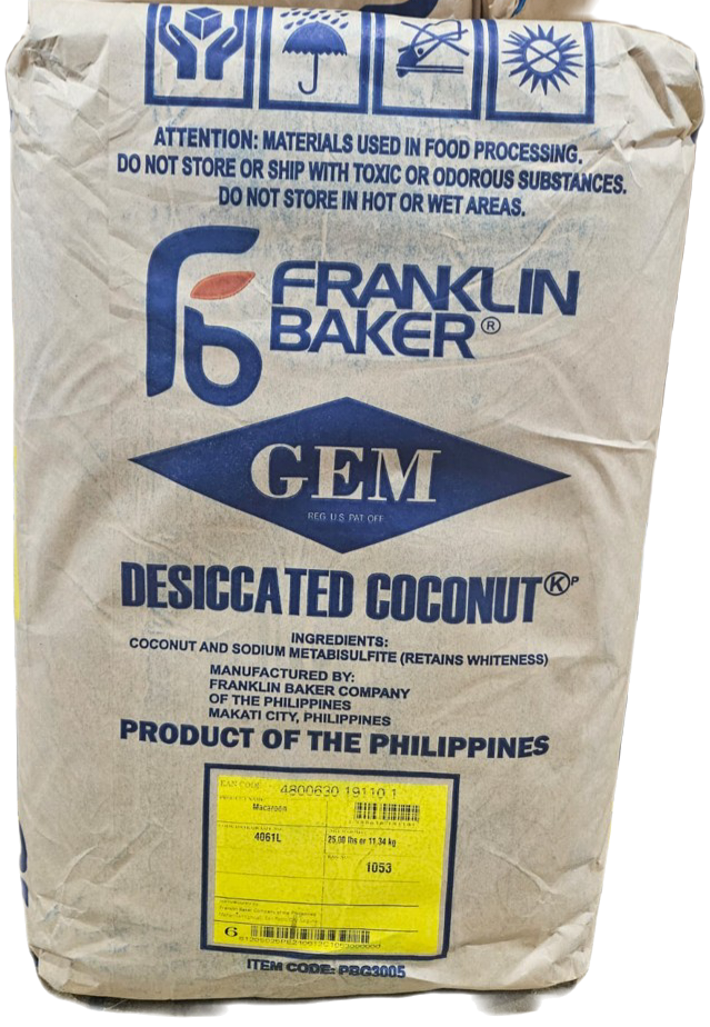Mezcla Coco Macarrón 25LB