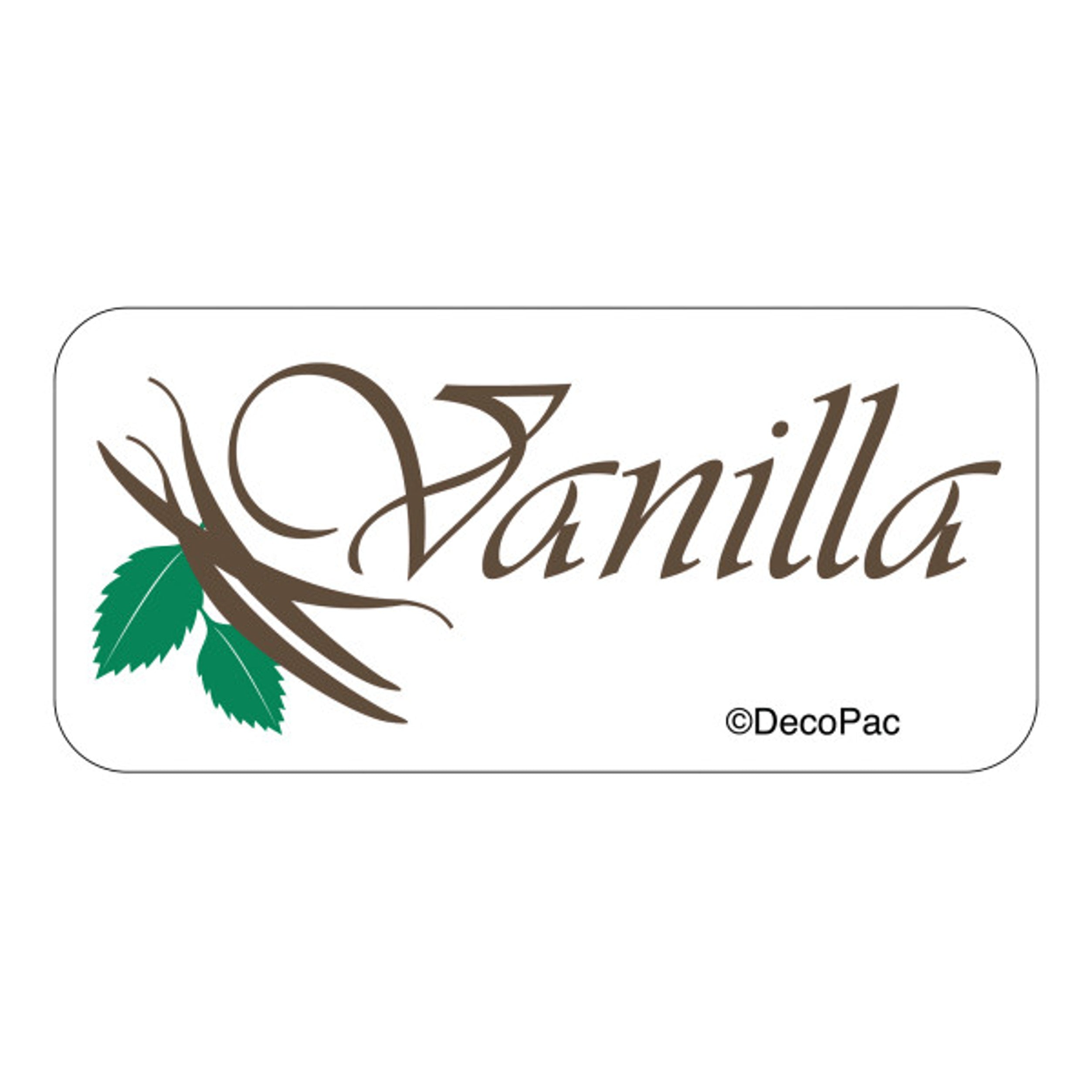 Etiqueta Promocional - Vanilla