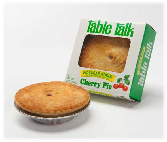 Table Talk - Pie de Cherry Sin Azúcar Añadida 4"