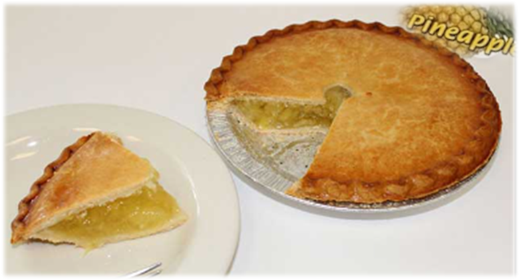Table Talk - Pie de Piña 8"