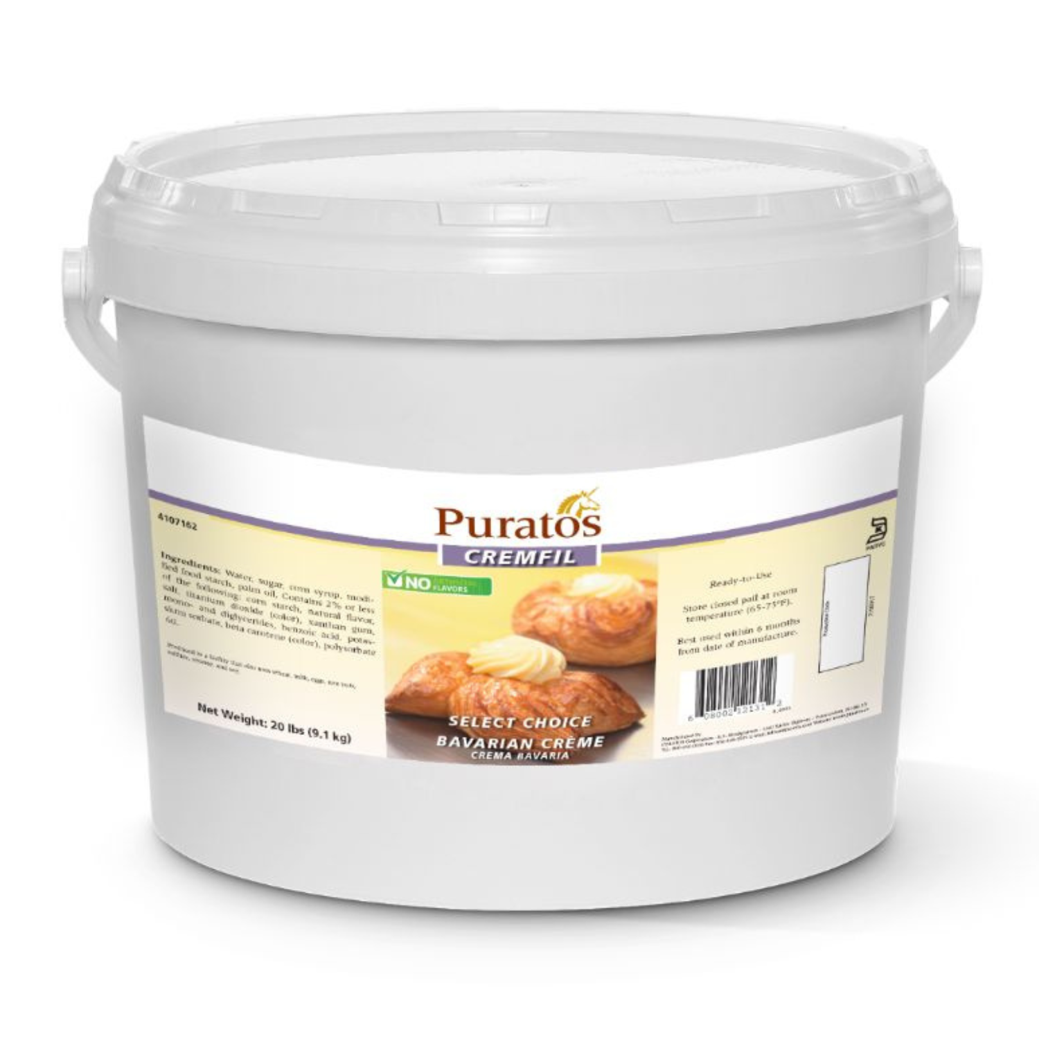 Relleno Crema Bavarian 20lb
