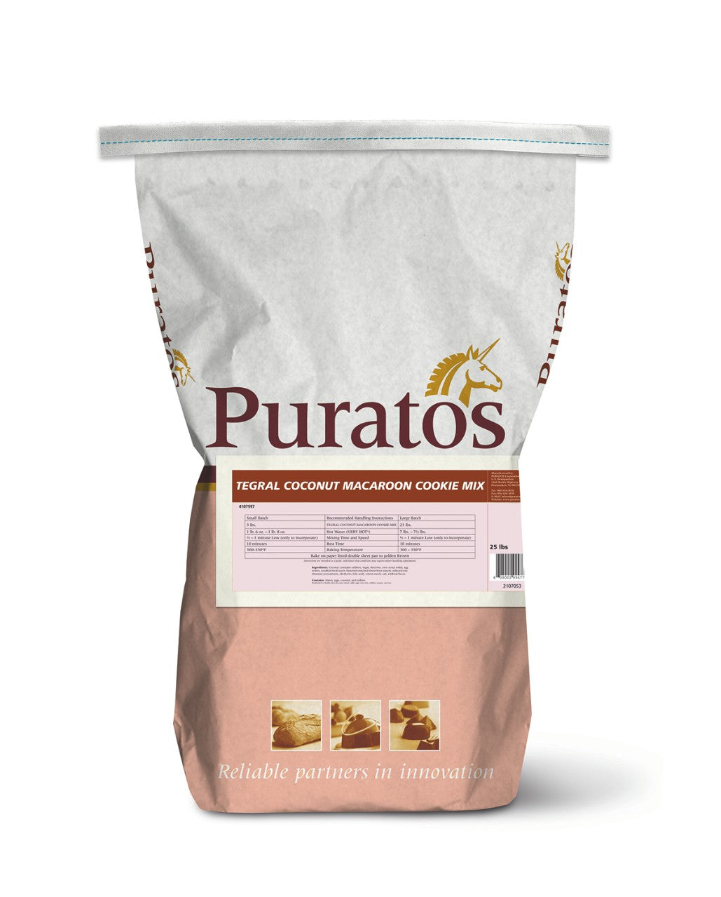 Mezcla Tegral Coconut Macaroon Cookie 25LB