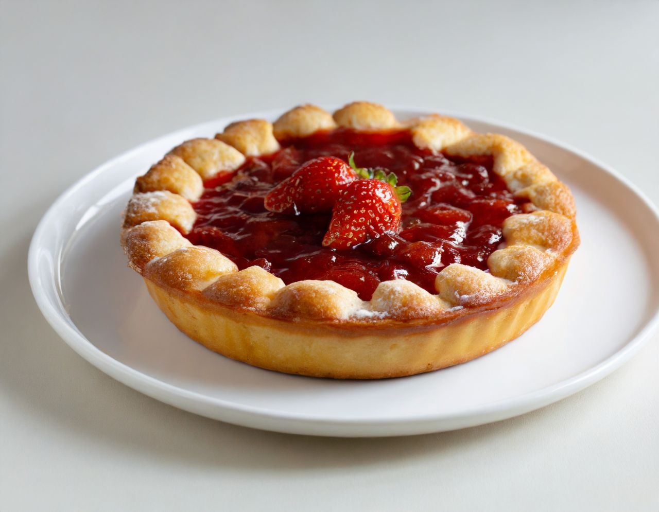 Relleno & Cubierta de Strawberry con trozos