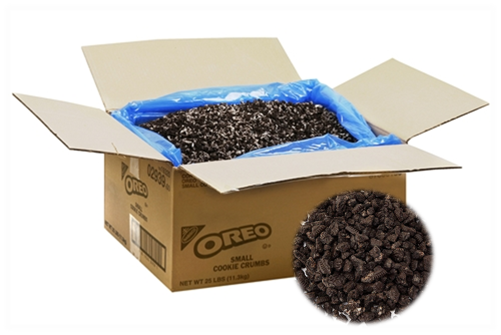 Oreo Pieces Small Crunch - (Molida) 25lb