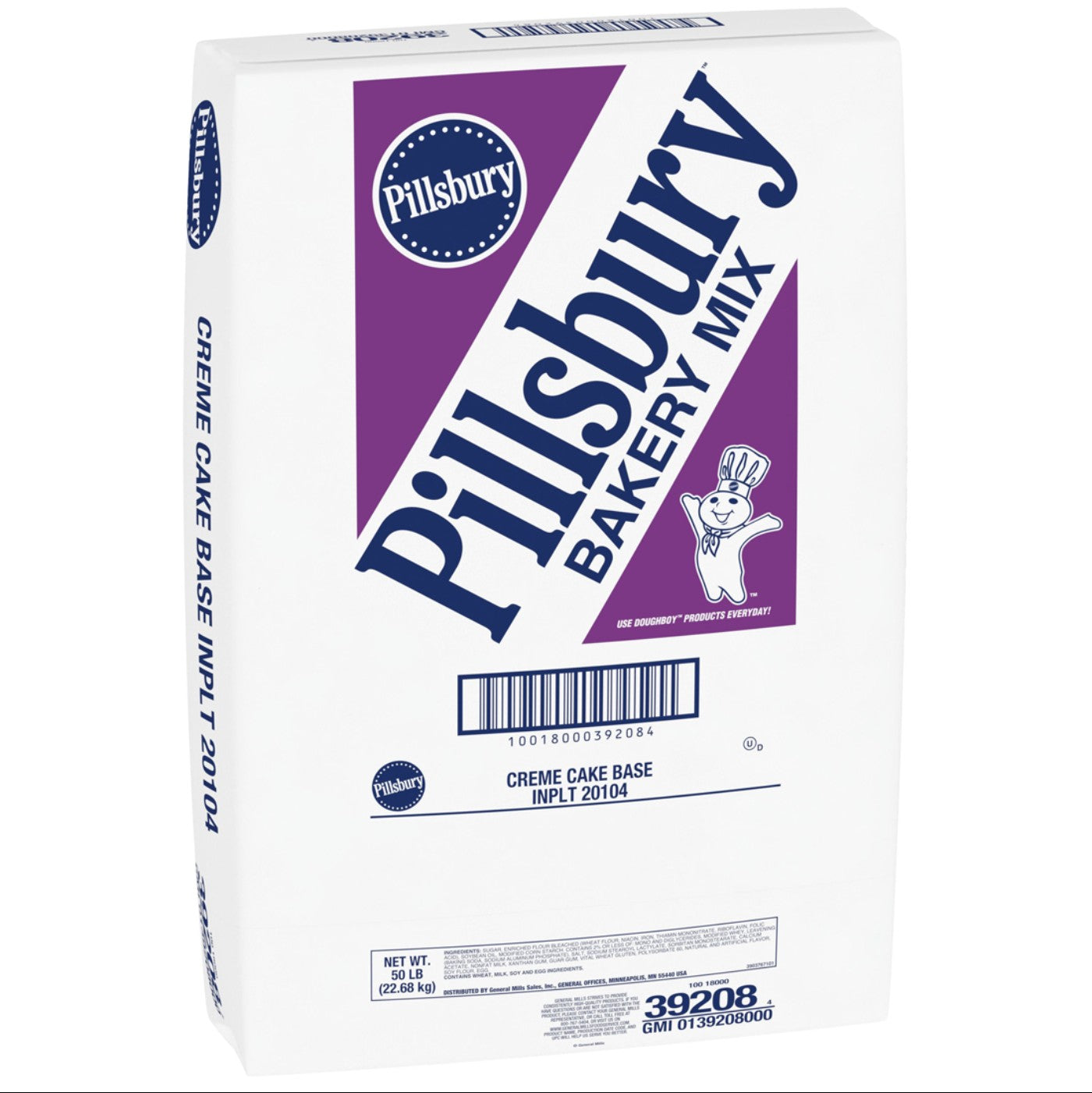 Base Creme Cake Vainilla 50lb Pillsbury ™