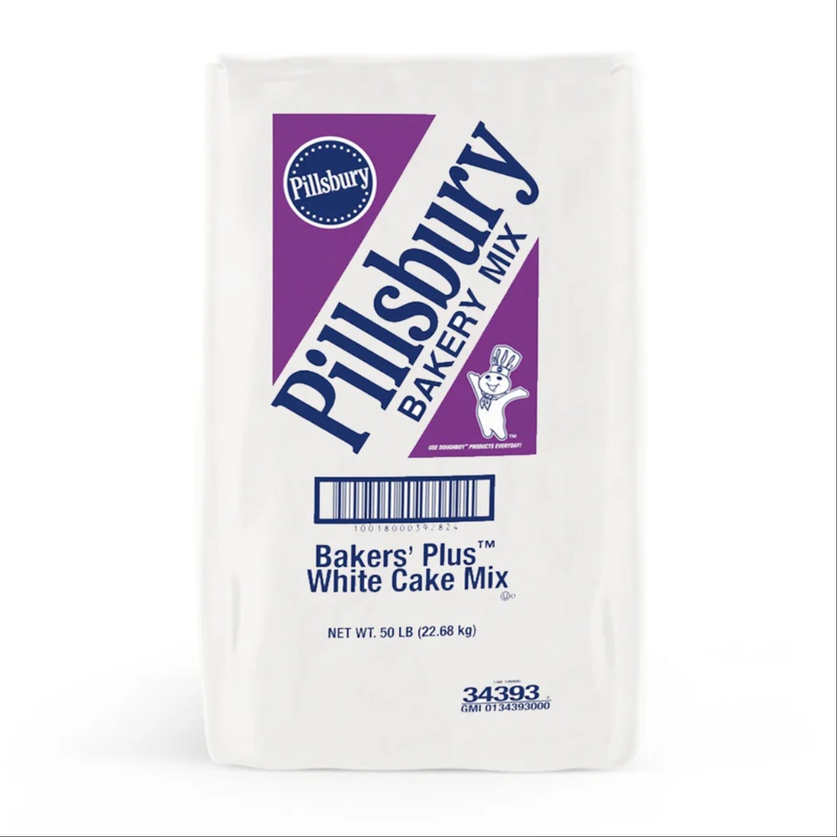Pre-Mezcla Bizcocho Blanco (Pillsbury™) Bakers' Plus White Cake Mix - 50 lbs.