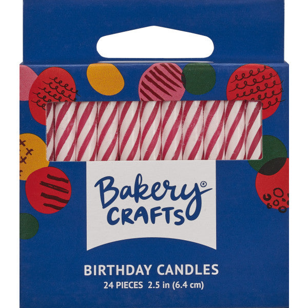 Velas Espiral Rosadas (24 unidades)