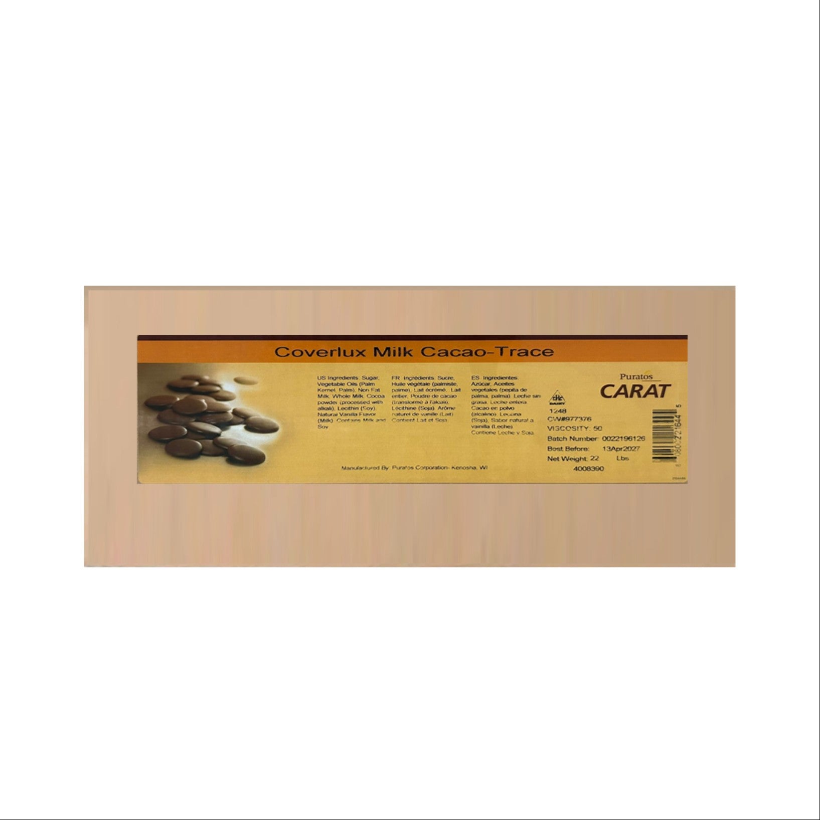 Chocolate Carat Milk - 4 / 5.5 lbs.