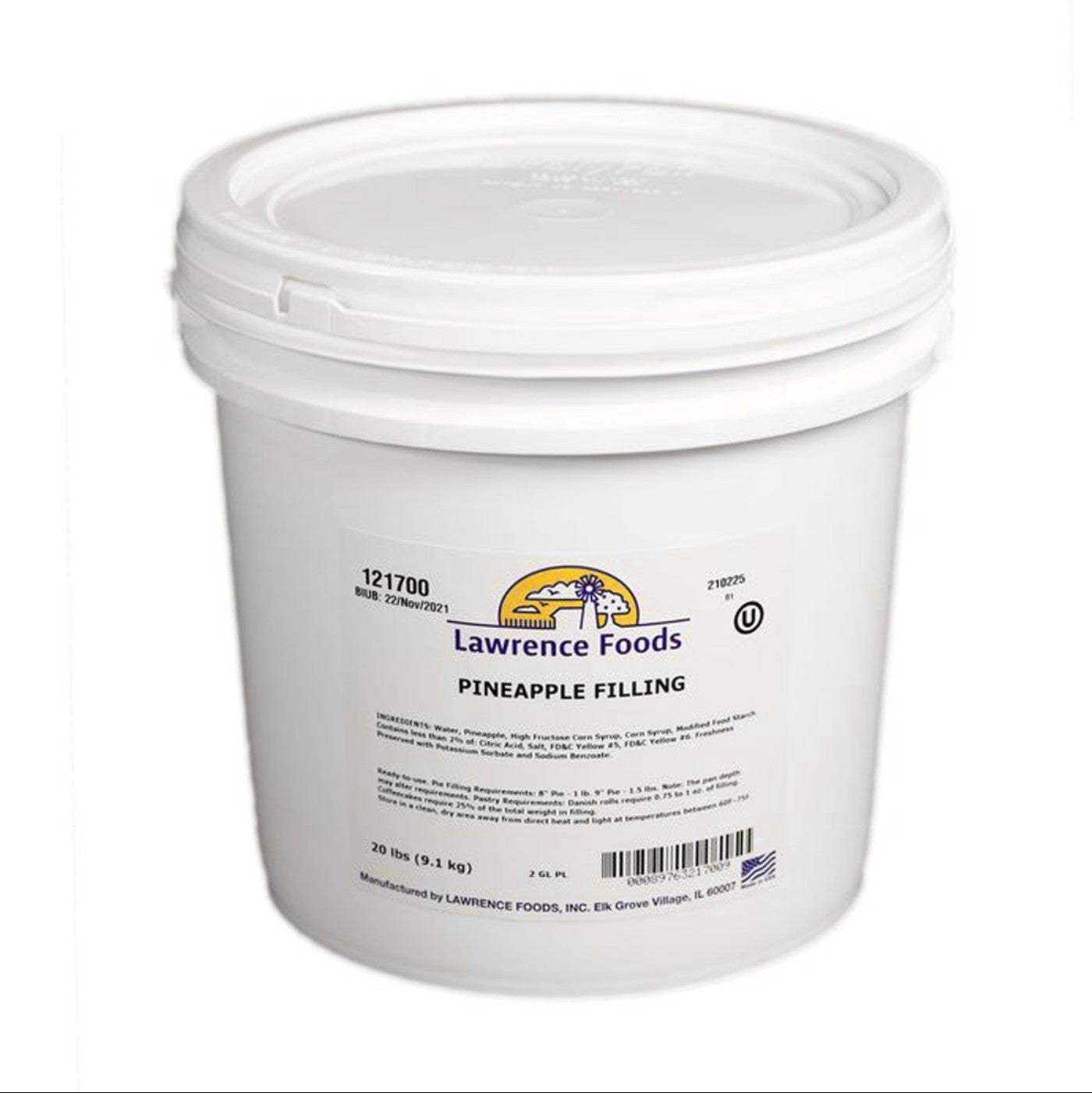 Relleno Pineapple Filling 20 lbs.