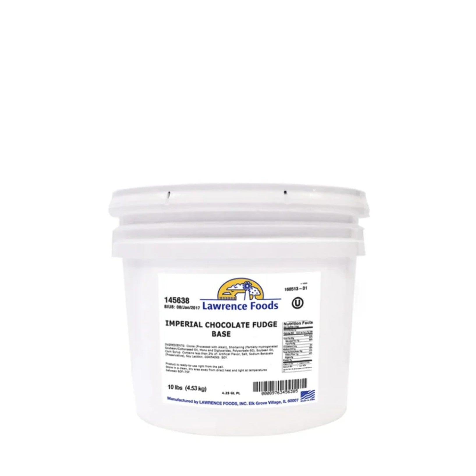 Relleno & Cubierta de Chocolate Fudge Base - 10 lbs.