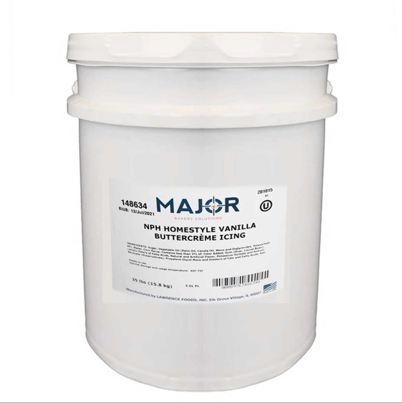 Icing Buttercreme Vainilla Home 35 lbs.
