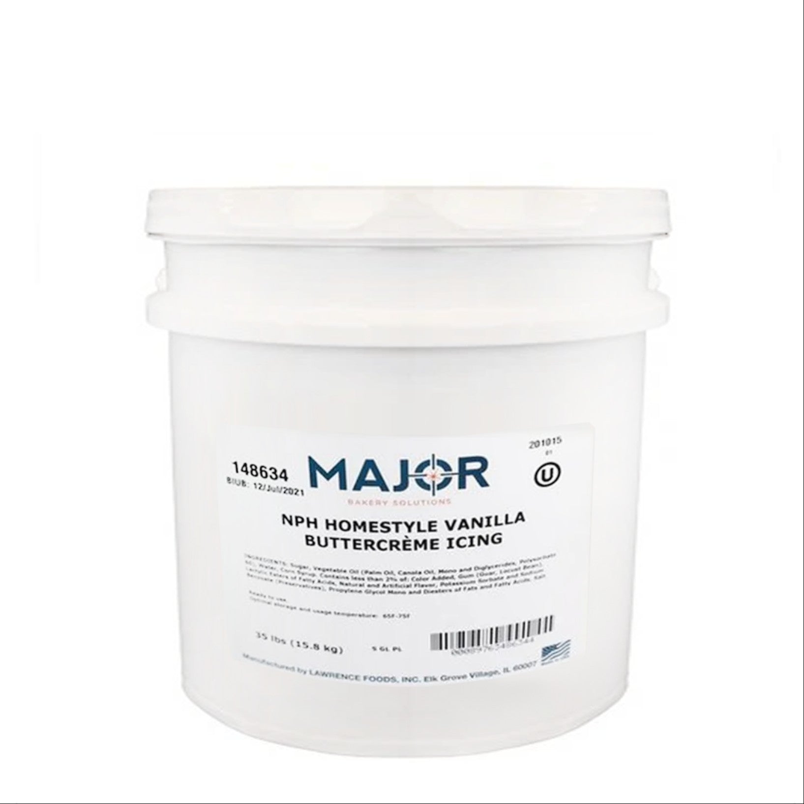 35 lbs. - Buttercreme Icing Vainilla Homestyle