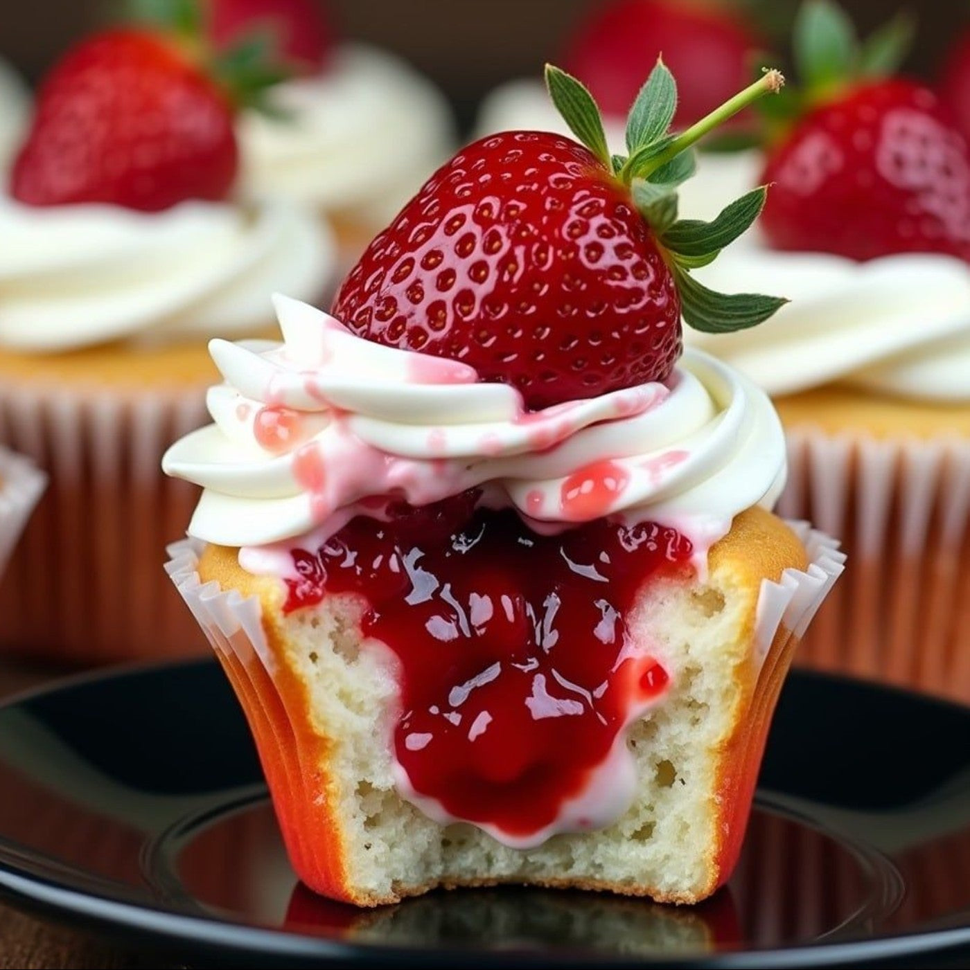 Relleno Filling Strawberry Fil-N-Top - 12 / 2 lbs.