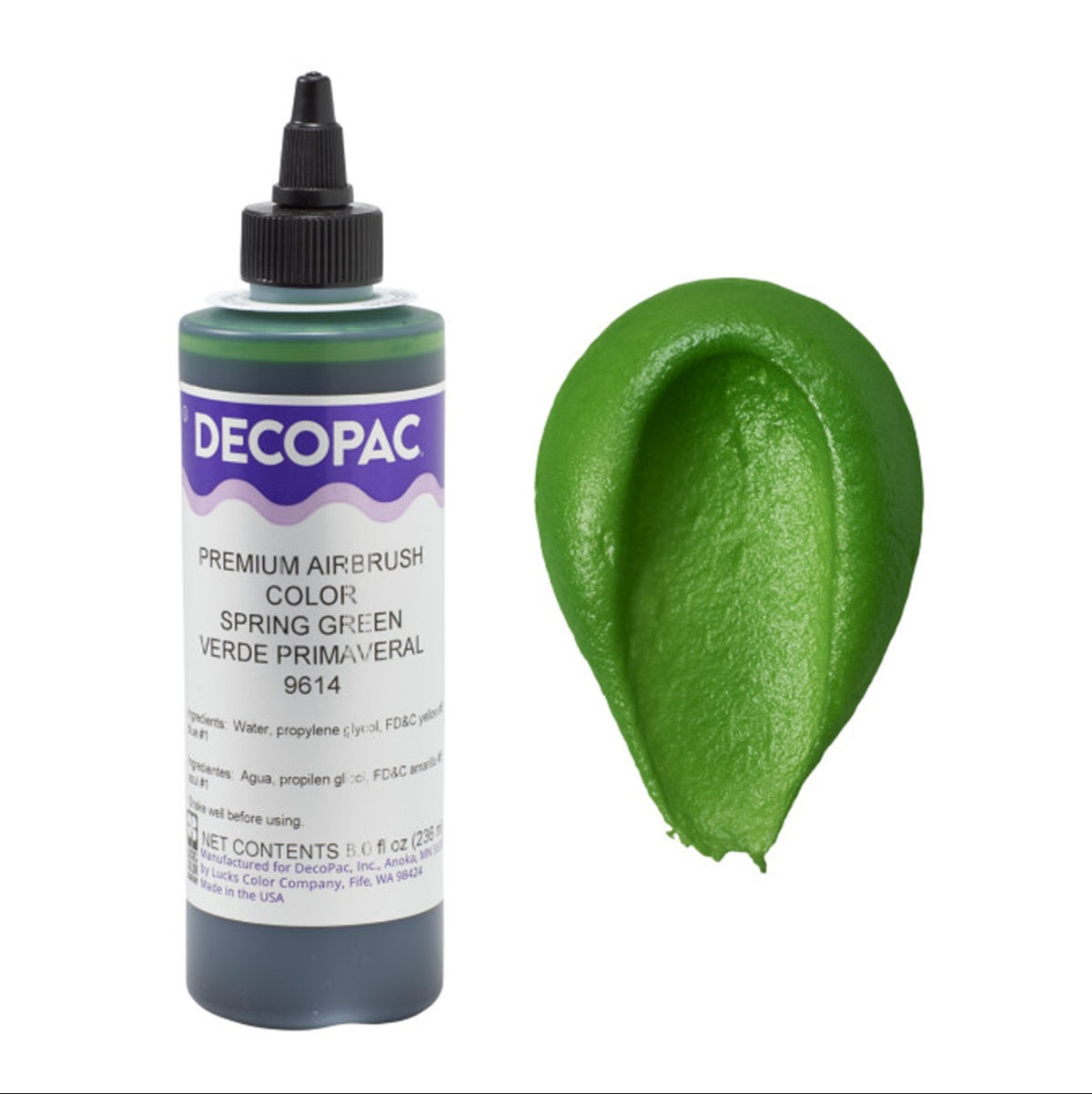 Premium Airbrush Color – Spring Green 8 oz.