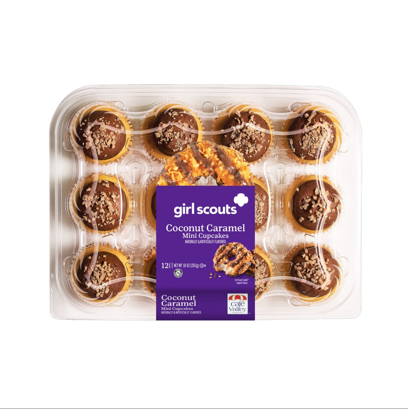 Cupcakes 12 ct GS Coconut Caramel - 16 / 10 oz (Producto por Orden Especial)