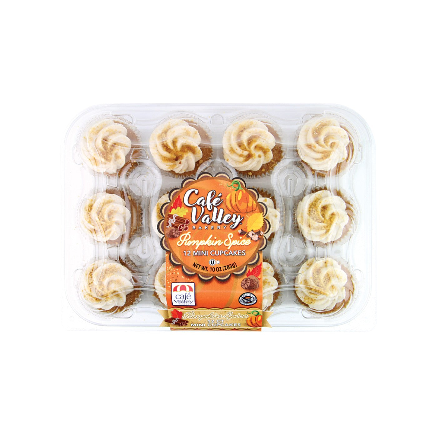Cupcakes 12 ct Fall Pumpkin Spice - 16 / 10 oz (Producto de Época)