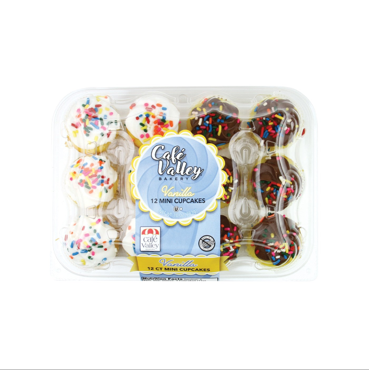 Cupcakes 12 ct Vainilla Everyday - 16 / 10 oz