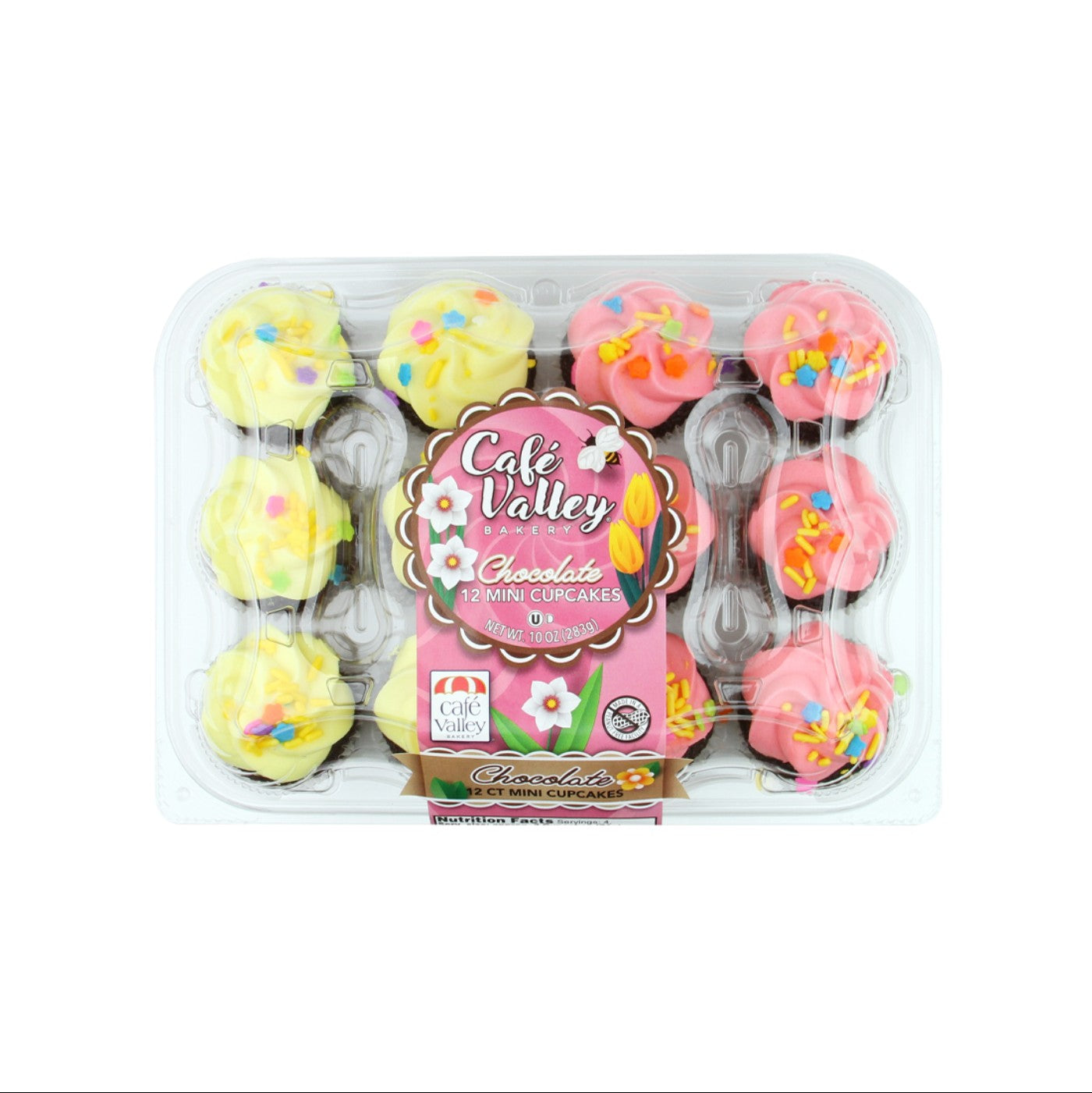 Cupcakes 12 ct Spring Chocolate - 16 / 10 oz (Producto de Época)